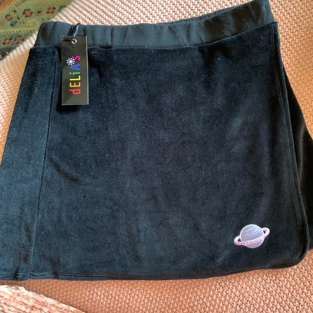 Delilas terry cloth mini skirt